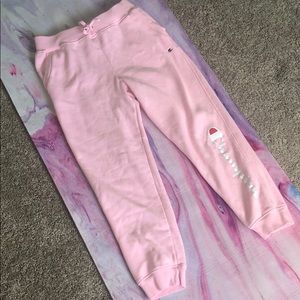 Brand New light pink champion joggers